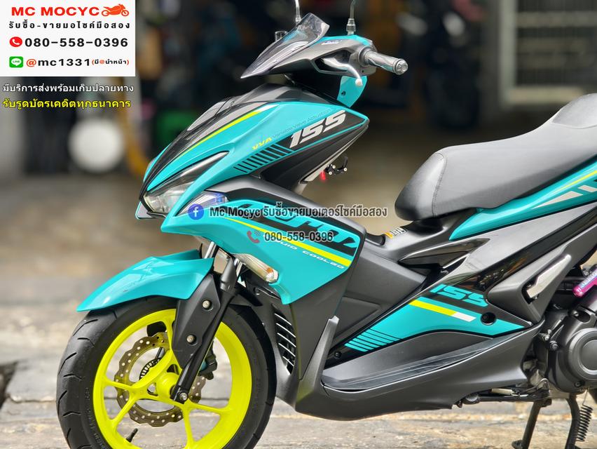 Aerox 2019 วิ่ง10000โล รถบ้านแท้มือเดียว เครื่องท่อเดิม เล่มเขียวชุดโอนครบ No1264  10