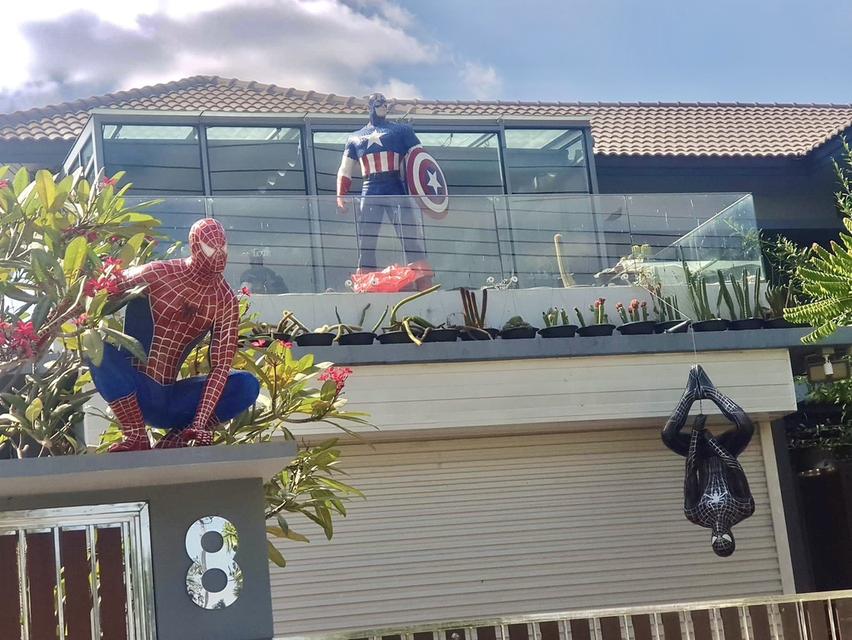 หุ่นโชว์ทีมแอดเวนเจอร์ ขนาดใหญ่สมจริง หุ่นไฟเบอร์กลาสแอดเวนเจอร์ มือหนึ่ง 12