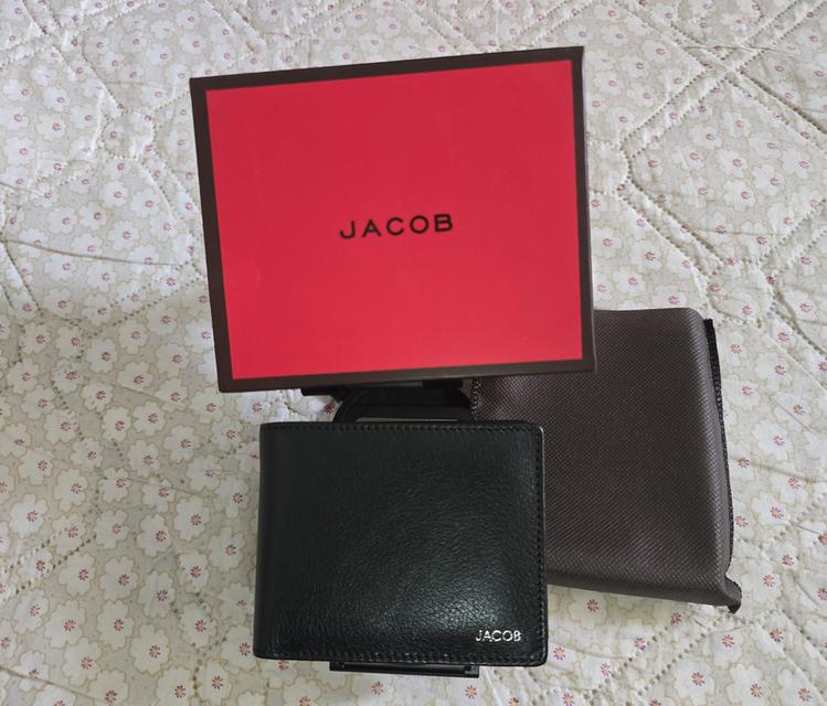 กระป๋าสตางค์ผู้ชาย JACOB สีดำ