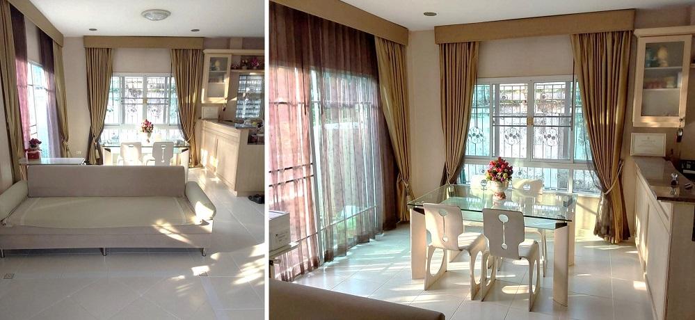 ขายบ้านสราญสิริ 2 ชั้น 3 นอน 3 น้ำ แบรนด์แสนสิริ สภาพดีพร้อมเฟอร์นิเจอร์ตกแต่งแล้ว ทำเลที่พักอาศัยมีระดับติดถนนราชพฤกษ์ ต.บางพลับ อ.ปากเกร็ด 6