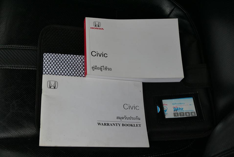 CIVIC FC 1.8 EL ปี2018/19 โครงสร้างเดิมๆ บุ๊คเซอร์วิสครบ กุญแจครบ2 ดอก 11