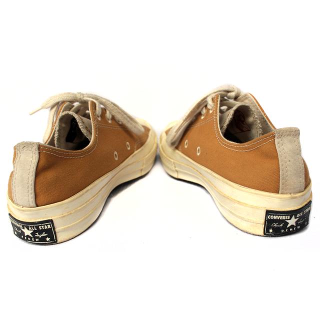 CONVERSE รองเท้าผ้าใบมือสอง สีเหลืองทอง สภาพเหมือนใหม่ จัดส่งฟรี!!! เก็บปลายทาง 6
