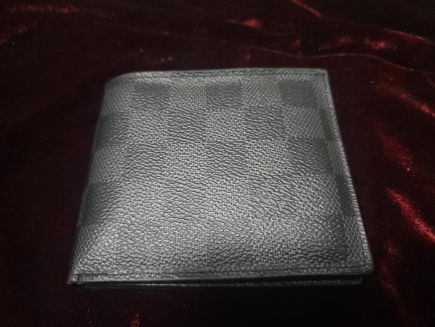 louis vuitton louis vuitton amerigo wallet damier graphite  6