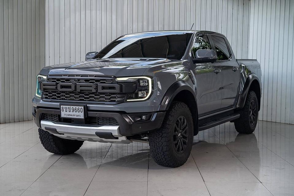 FORD RANGER, 3.0 RAPTOR ECO BOOST 4WD ปี 2022 จด 2025 สีเทาโฉม DOUBLE CAB รูปย่อยที่ 3