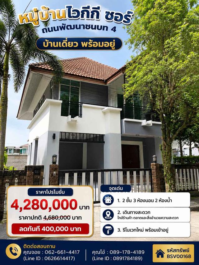 🏡✨ ขายบ้านเดี่ยว 2 ชั้น หมู่บ้านไวกีกิ ซอร์ (Waikiki Shore) — ลาดกระบัง ✨🏡 1