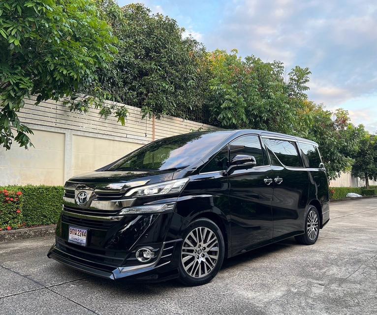 Toyota Vellfire 2.5 เบนซิน Top ปี 2017 สีดำ  ✨สวยสุดในรุ่น มือเดียว รถศูนย์toyota