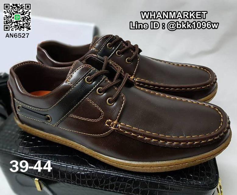 รองเท้าหนังแฟชั่น ผู้ชาย ทรง โบ๊ท ชู Boat Shoes วัสดุหนังPU  1