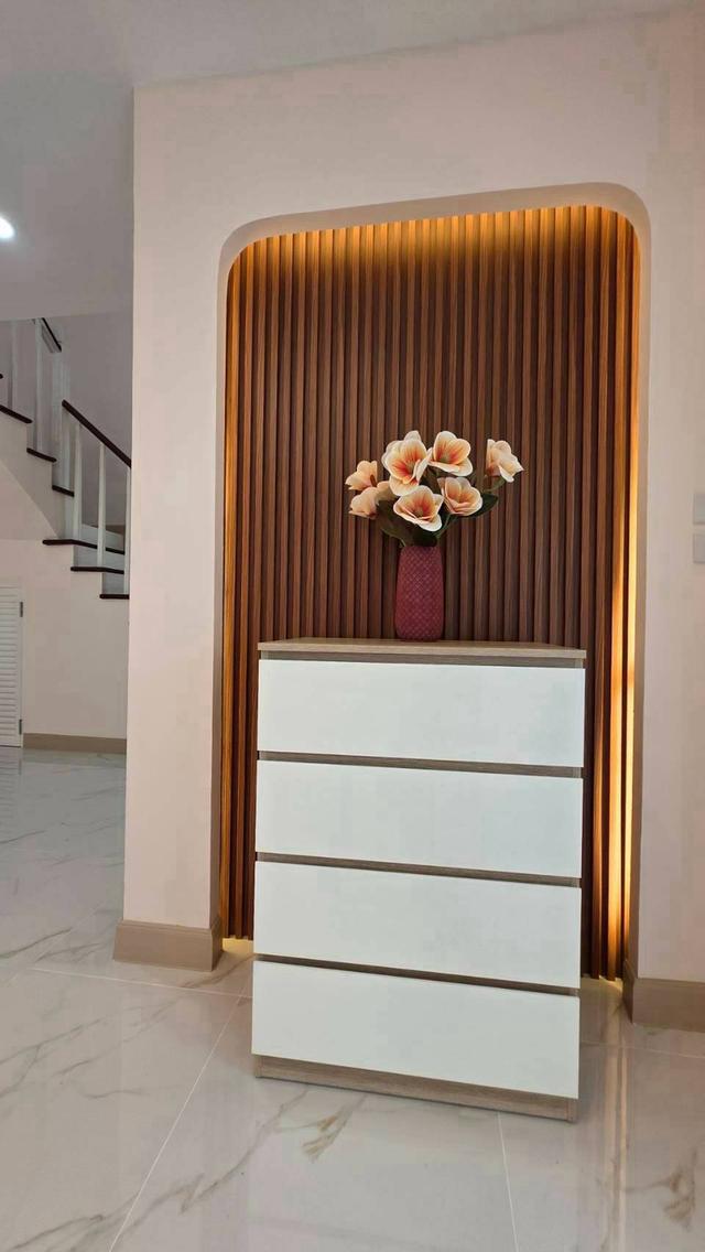 หมู่บ้านพฤกษา 30/1 ถนนบ้านกล้วยไทรน้อย ทาวน์เฮาส์ 2 ชั้น ตกแต่งใหม่พร้อมอยู่ บ้านหน้ากว้าง 6 เมตร 6
