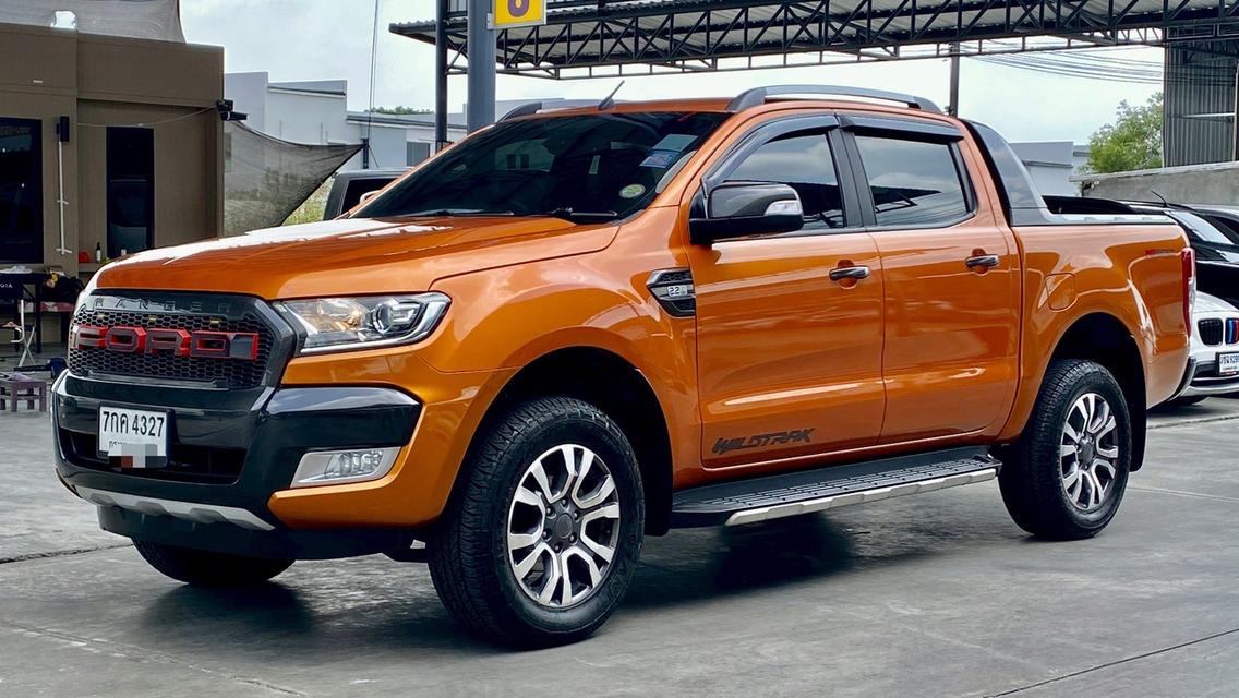FORD, Ranger 2.2L WILDTRAK HI-Rider | AT | 2017 | ไมล์159,xxxโล #Ranger  ราคา 429,000 บาาท  รูปเยอะทักแชทมาวีดีโอคอลดูรถได้ครับ 📍 รถอยู่ " ถ.กาญจนาภ รูปที่ 1