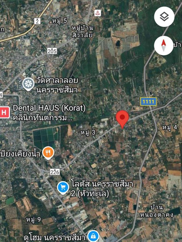ที่ดินเมืองโคราช 200 ตรว. หัวทะเล หลัง รพ.หัวทะเล โคราช 3