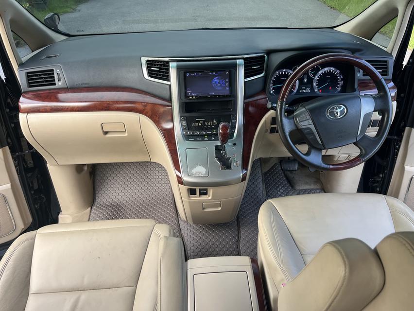 2011 Toyota Alphard 2.4 v ประตูไฟฟ้าทั้งสองข้างหลังคาสันรูฟกล้องมองหลัง ขาย549000 จอดมีนบุรี กทม เอกสารครบ สอบถาม 08 5  33  7  55  3  7 11