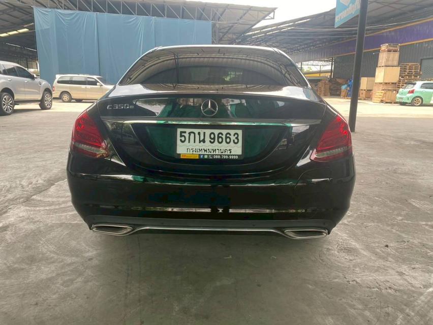 MERCEDES BENZ C-CLASS 350e EXCLUSIVE W205 เกียร์ AT ปี 2016 สีดำ เบนซิน HYBRIDเลขไมล์ 85,676 กม.ราคา 499,000 บาทโทร 09296998996B448 รูปที่ 5
