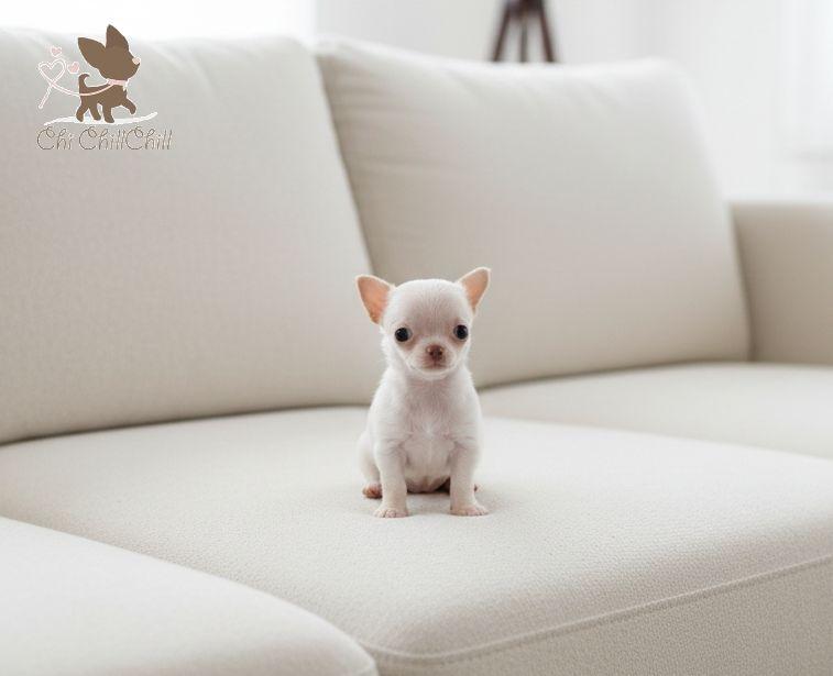 ชิวาวาขนสั้นสีครีมเพศเมีย