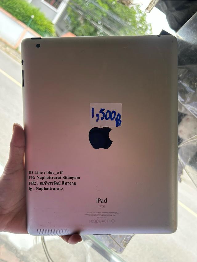 IPad2 16GB TH สีขาว wifi เครื่องศูนย์ไทย สภาพสวยแบตดี โหลดแอพได้ ใช้งานปกติ 3