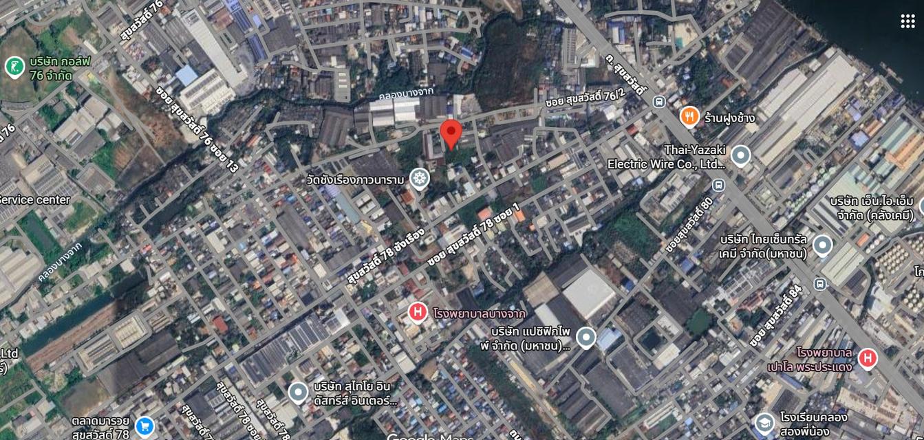 ขายที่ดินผังสีม่วง 384 ตร.ว. พระประแดง ใกล้ทางด่วนสุขสวัสดิ์และวงแหวนอุตสาหกรรม ตารางวาละ 25,000 บาท 7