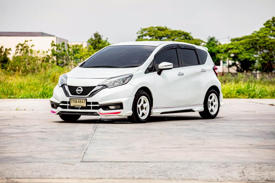 Nissan Note 1.2VL ปี 2018 สีขาว สวยสภาพดี