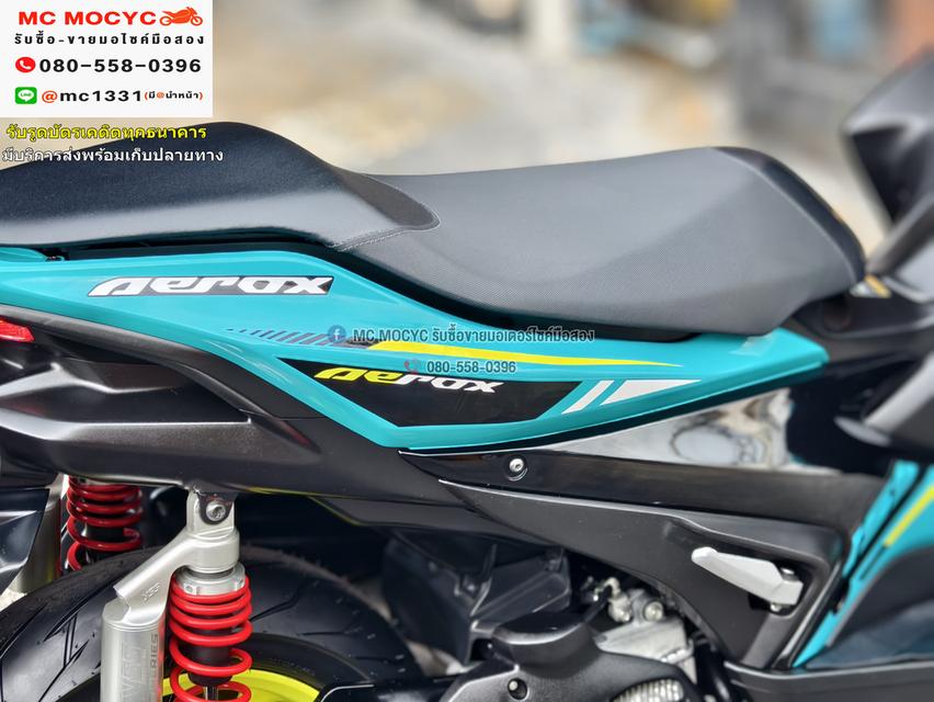 Aerox 2019 เลขไมล์ 10000โล รถบ้านแท้เครื่องท่อเดิม มีเล่มเขียวชุดโอนครบ  No1041    15