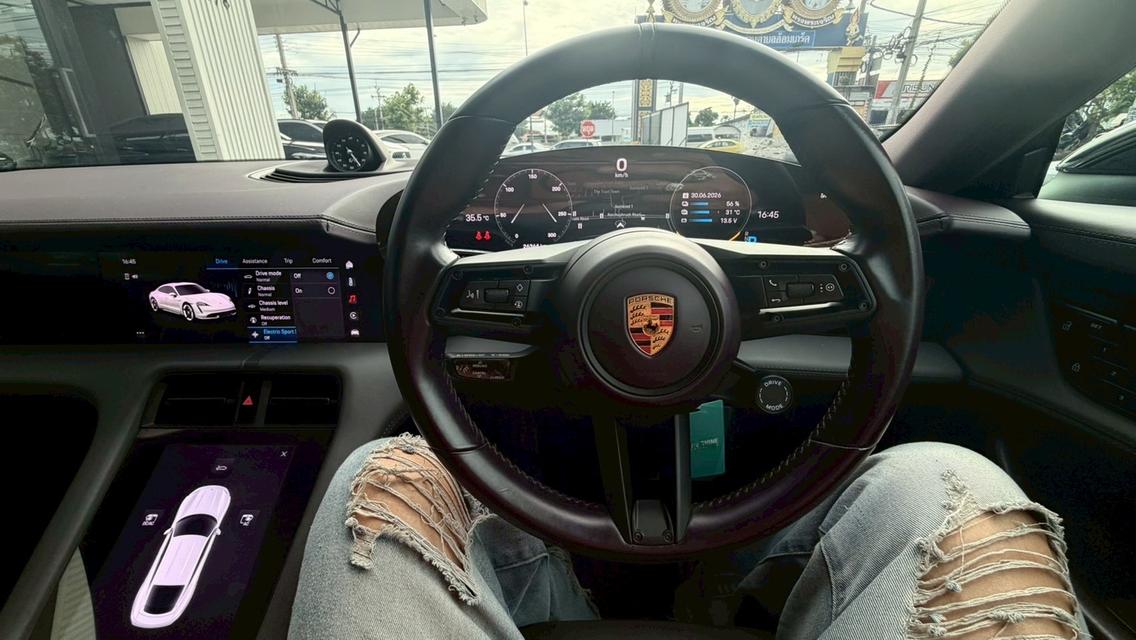 2021 PORSCHE TAYCAN สีดำ Milage 26,XXX KM ออฟชั่นล้นๆ รถศูนย์ AAS วารันตีแบต ถึง ปี29 ใช้ต่อสบายใจสุด HOTPRICE 3.29 MBCall 📞 092-666-2162 Tony รูปที่ 19