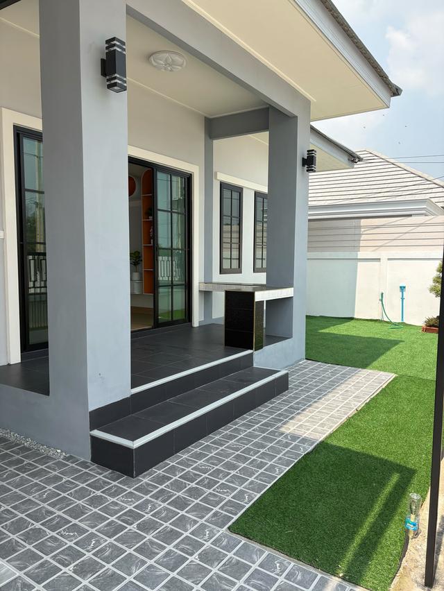 บ้านเดี่ยว 50 ตรว. สร้างใหม่ ชั้นเดียว ย่าน พานทอง-หนองหงษ์ พนัสนิคม 4