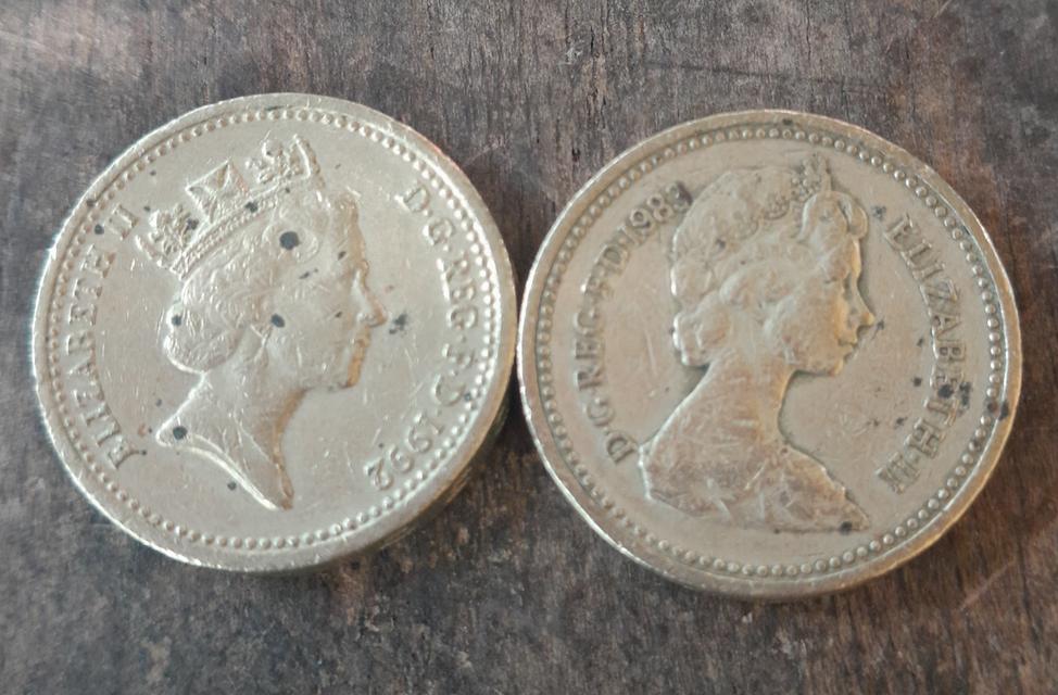 เหรียญเก่าUS Dollas Jefferson..Lincoln and Queen Elizabeth