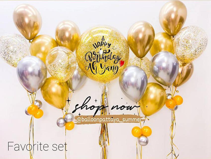 ร้านลูกโป่งวันเกิดพัทยา ราคาถูกที่สุด Balloon pattaya Summer