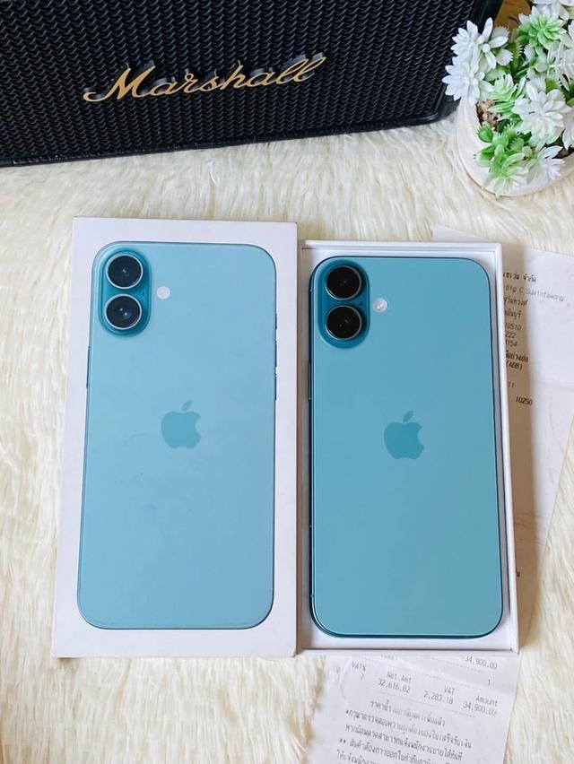 ส่งต่อ iPhone 16 Plus สีเขียวสวยมาก 