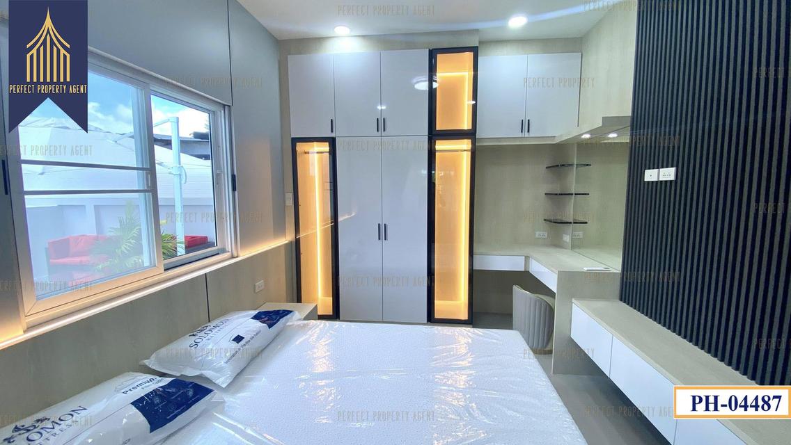 ขายบ้านเดี่ยวพูลวิลล่าใหม่ พร้อมเฟอร์นิเจอร์ ตกแต่งครบ ห้วยใหญ่ พัทยา  12