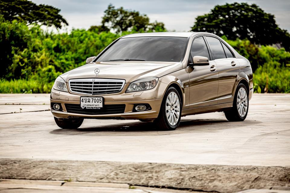 Benz C200 CGI BE สีน้ำตาล ปี 2010 