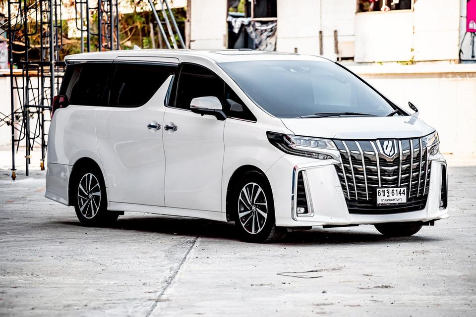 TOYOTA ALPHARD 2.5 SC PACKAGE สีขาว ปี 2019 มือเดียวป้ายแดง