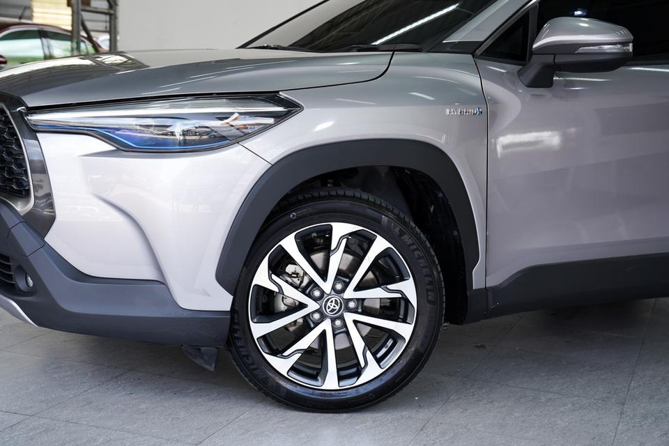  TOYOTA COROLLA CROSS 1.8 HYBRID PREMIUM ปี 2022 จด 2022 สีเทา 2