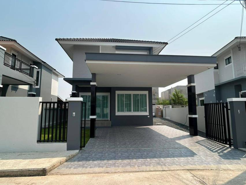 🏡 บ้านเดี่ยว 2 ชั้น [4 นอน 3 น้ำ] ทำเลสันทราย-แม่โจ้ ใกล้ ม.แม่โจ้ เพียง 2 กม. พร้อมความปลอดภัย 24 ชม. Spacious 4-Bedroom House for Rent 1