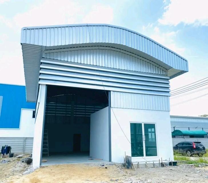 ที่ดิน+พร้อมรับสร้างโกดัง โรงงาน ออฟฟิศใหม่ ย่านบางบัวทอง นนทบุรี 340 5
