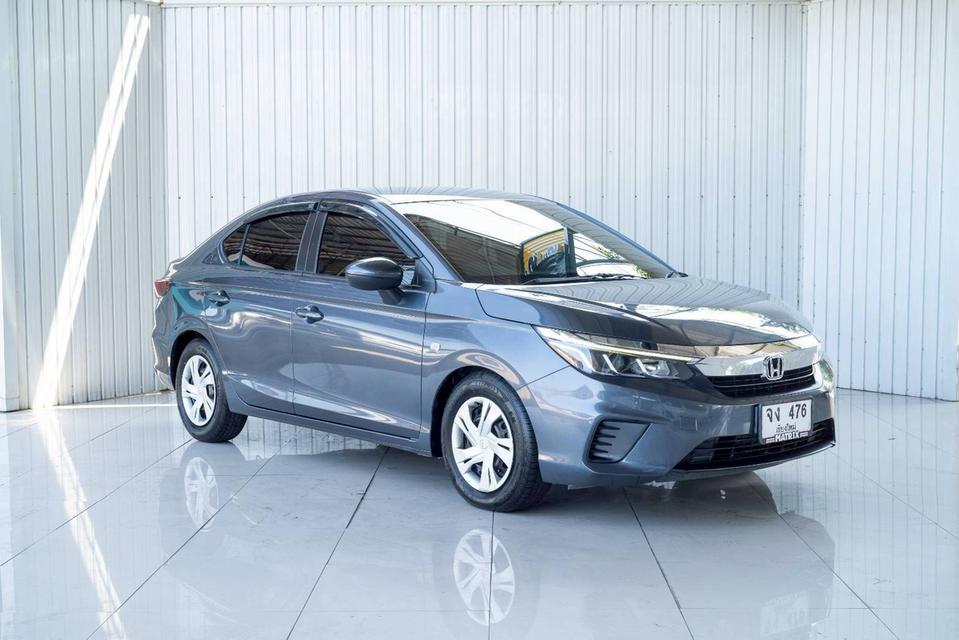 HONDA CITY 1.0 S ปี 2022 สีเทา AT โฉม ปี19-ปัจจุบัน 4D Vat%