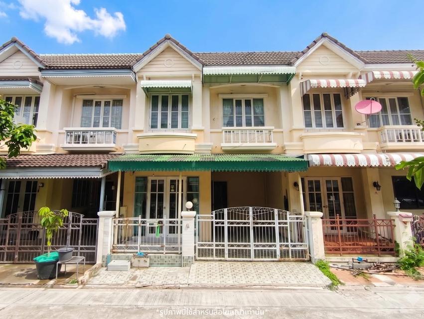 ขายทาวน์เฮ้าส์ 2 ชั้น บุศรินทร์ ธนบุรีรมย์ ประชาอุทิศ 129 พุทธบูชา ไปสะพานแขวน ไปพระราม3 สาทร สีลม สะดวก 1