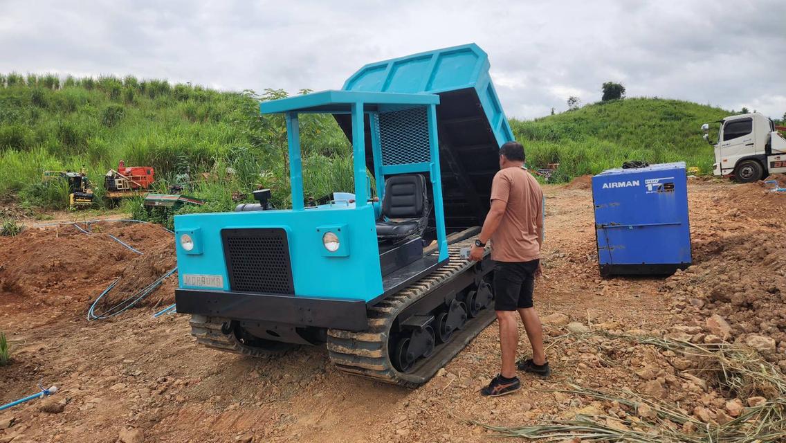 รถบรรทุกตะขาบ ดั๊มเปอร์ morooka MST 600 เก่าญี่ปุ่นแท้ แทรคตะขาบ