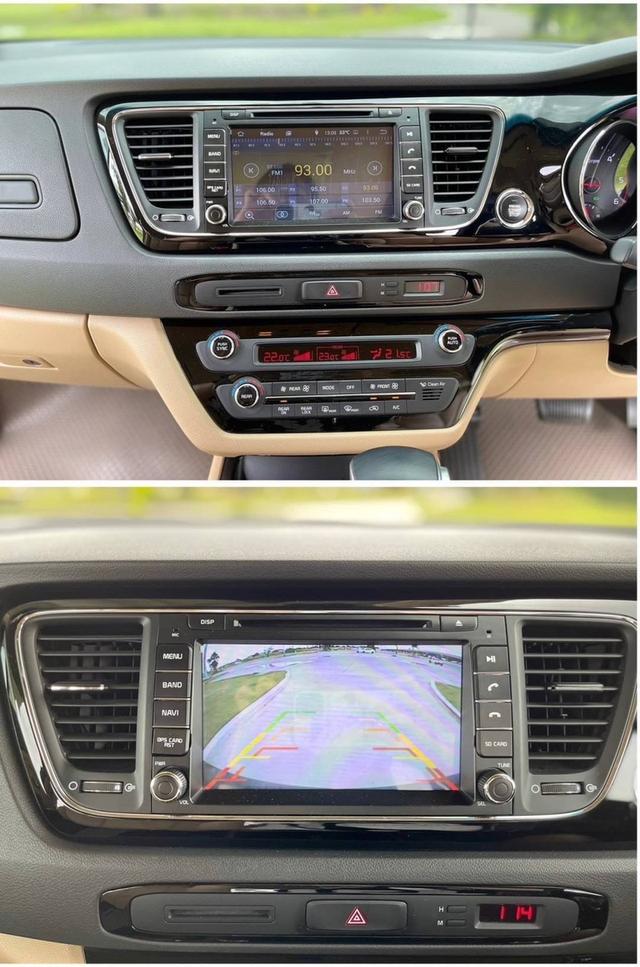 KIA GRAND CARNIVAL EX CRDI 2017 จด18 สีดำ ภายในสีเบจ รถมือเดียวตั้งแต่ป้ายแดง 6