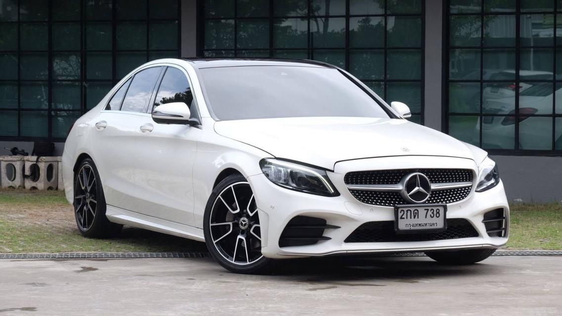 รหัสรถ KN738 BENZ C-CLASS C220d AMG DYNAMIC โฉม W205 ปี 2019