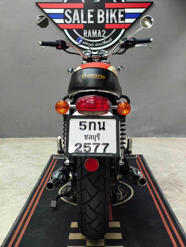 Triumph Bonneville T100 ปี 2018 abs   รถสวยมากๆ สีหายาก สไตล์ Classic รูปที่ 11