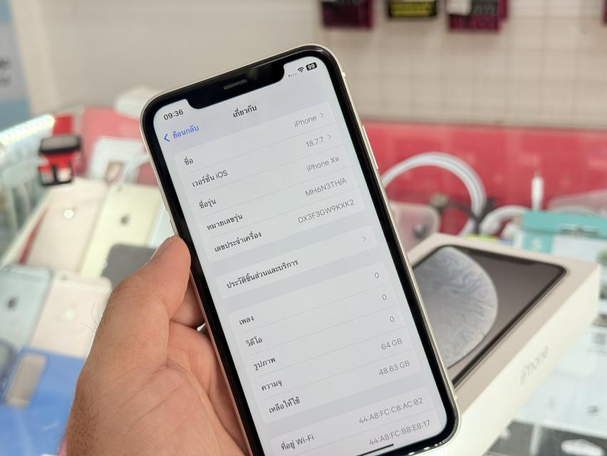 iPhone XR 64Gb th เครื่องไทย เดิมๆศูนย์ รูปที่ 3