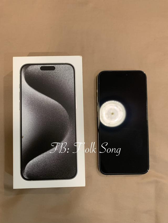 iPhone 15 Pro Max 256 GB สี White Titanium รูปที่ 2