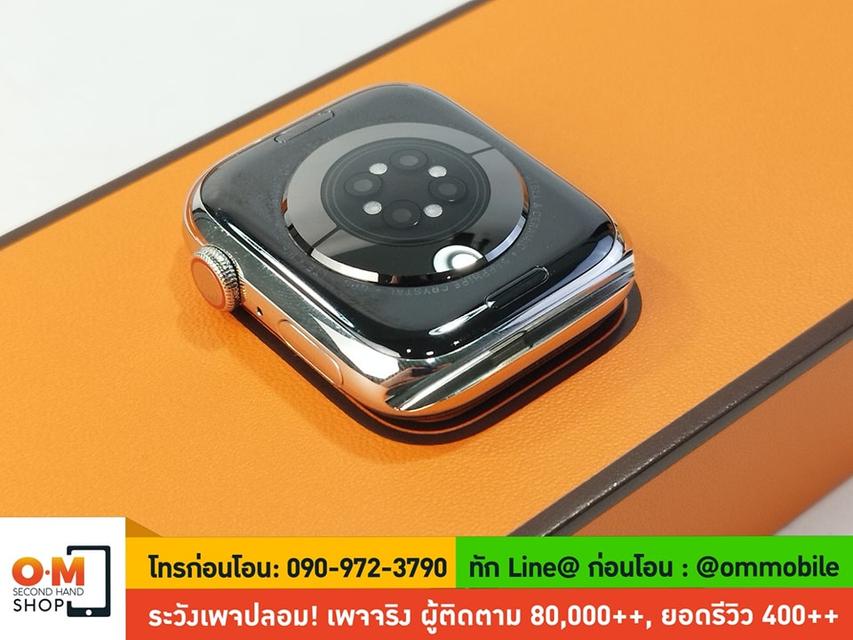 ขาย/แลก Apple Watch S9 45mm. Silver Stainless Steel Case Hermès CEL ใส่ซิมได้ ประกันศูนย์ Care+ เพียง 42,900 บาท 6