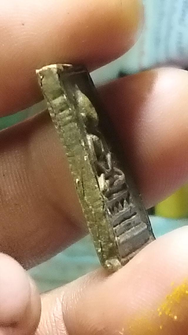 พระเครื่องเหรียญหล่อเสาร์ห้า พิมพ์ ๔ เหลี่ยม หลวงพ่อนุ่ม วัดนางใน รูปที่ 3