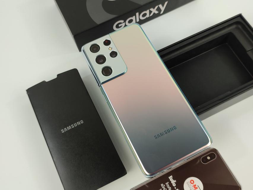 ขาย/แลก Samsung Galaxy S21 Ultra 5G 16/512GB Phantom Silver Snapdragon888 แท้ ครบยกกล่อง เพียง 27,900 บาท  6