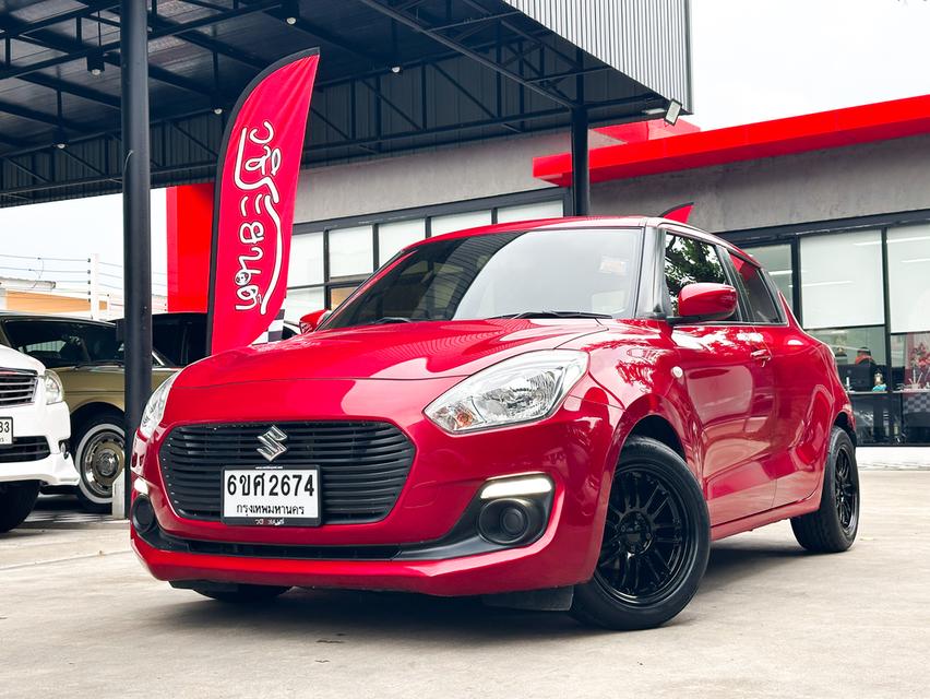 ขายรถ Suzuki Swift 1.2GL Hatchback ปี 2018 สีแดง เกียร์ออโต้