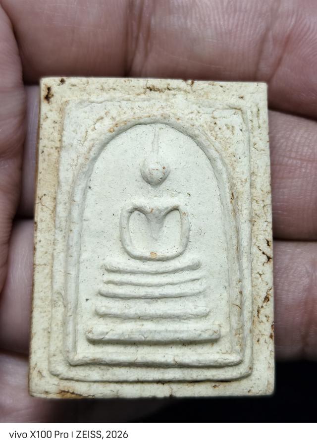 พระสมเด็จ วัดประสาทบุญญาวาส ปี 2506 พิมพ์แขนกว้าง (ไม่ตัดปีก)