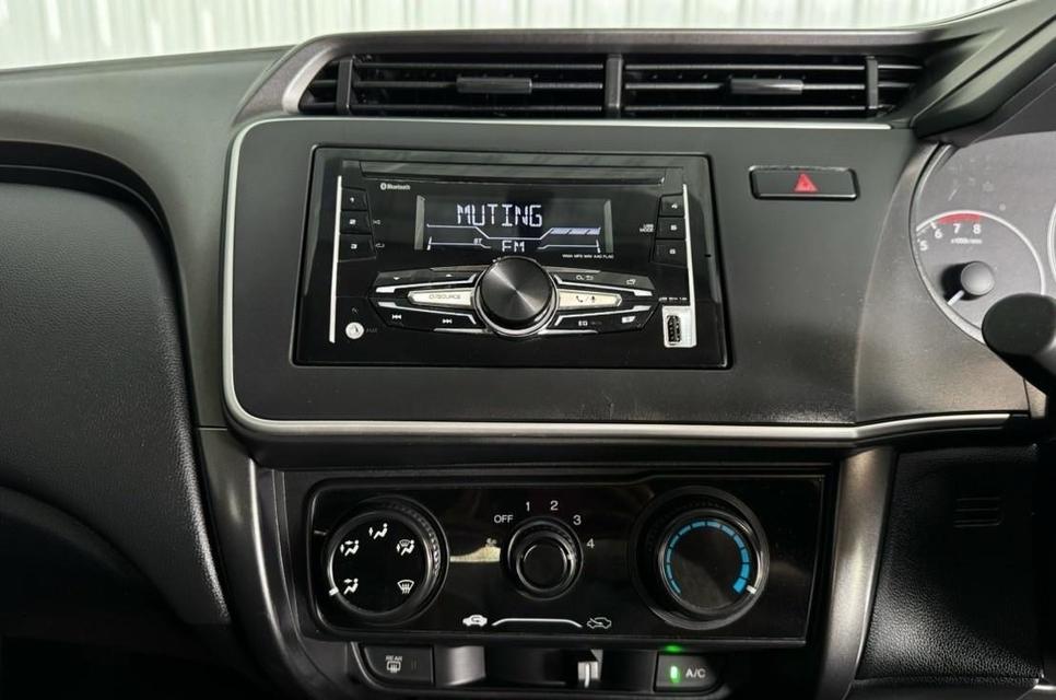 Honda City 1.5 S CVT เบนซิน เกียร์ออโต้  ปี2017 18