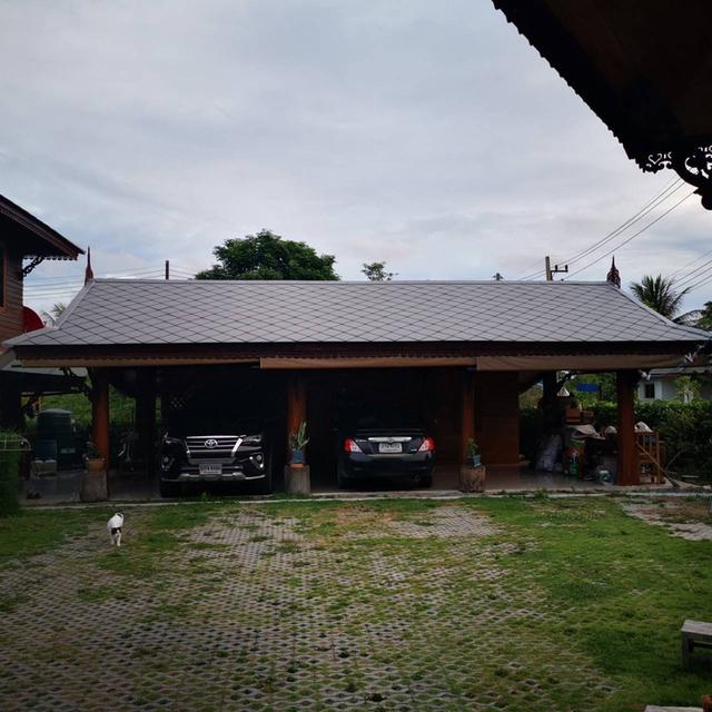 Single house 2 storeys for sale Real wood throughout the house, made from natural materials, ancient Thai style 4