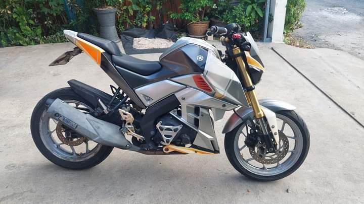 Yamaha mslaz สีเทาดำ 350cc 3