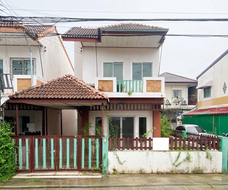 ขายบ้านเดี่ยว 2 ชั้น ม.เจ ดับบลิว คาซ่า พระราม 5 (38 ตร.ว.) แปลงมุม ทิศใต้ 3 นอน 2 น้ำ ต่อเติมครัว ขายตามสภาพ เพียง 2.76 ล้านบาท 1