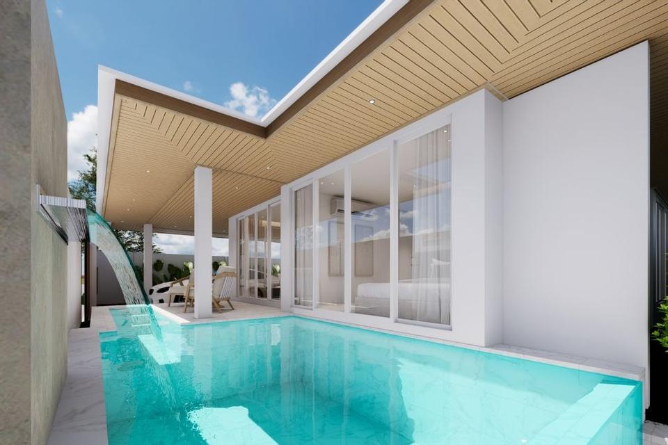 ขาย Pool Villa หมู่บ้านสวนเนรมิต 5 ตกแต่งครบ ใกล้Robinson Lifestyle Thalang เพียง 5 นาที